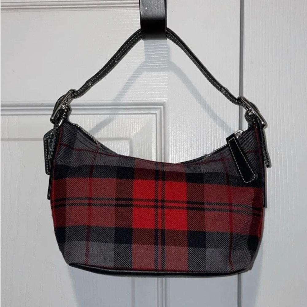 COACH Flannel Baguette NEW